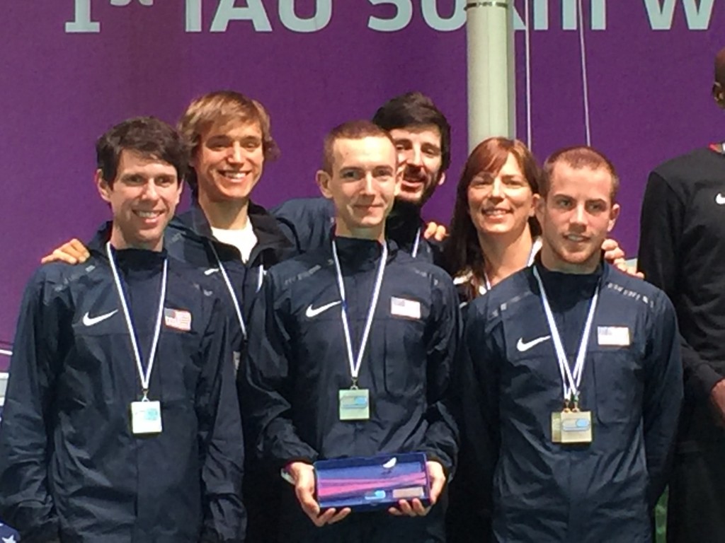 World Championship Silver Medalists - Team USA on the podium.