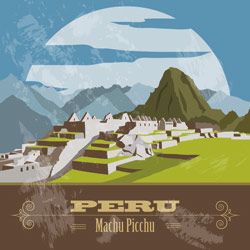 Peru-Retro-Stamp